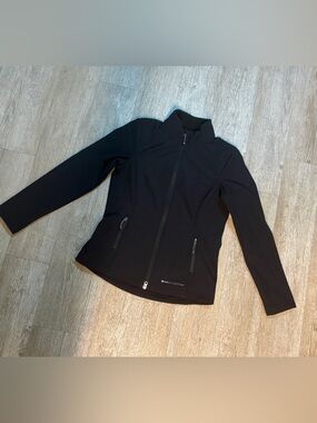 NOBLE EQUESTRIAN BLACK ZIP UP JACKET SIZE S